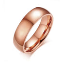 Aliança em Aço Inoxidável Banhada a Ouro 18K - LETDIFFERY
