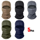 KIT BALACLAVA BTT - 5 PEÇAS - Proteção Total para Esportes e Atividades ao Ar Livre!