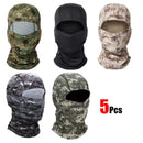 KIT BALACLAVA BTT - 5 PEÇAS - Proteção Total para Esportes e Atividades ao Ar Livre!