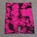 Shorts de Yoga Tie-Dye Feminino – Alta Elasticidade, Push Up - FlexWave