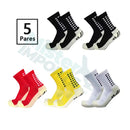 KIT 5 PARES MEIAS ESPORTIVAS MISTER IMPORTS CANO MÉDIO - Performance e Conforto Profissional!