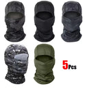 KIT BALACLAVA BTT - 5 PEÇAS - Proteção Total para Esportes e Atividades ao Ar Livre!