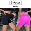 SHORT LEVANTA BUM BUM: Modelador de Poliamida que NÃO Fica Transparente! COMPRE 1 SHORT, LEVE 2!