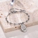 PULSEIRA ROSÁRIO BANHADO A OURO PARA MULHERES E MENINAS -  VNOX