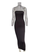 Vestido Longo TOB - Tubinho Suplex Tomara que Caia