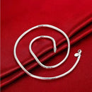 CONJUNTO PULSEIRA E COLAR EM PRATA 925  – COBRA CHAIN