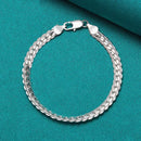 PULSEIRA EM PRATA 925 CORRENTE PLANA - ETERNAL SILVER