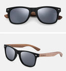Óculos de Sol de Madeira Natural Oi Wood – Polarizado UV400, Masculino/Feminino, Estilo Clássico e Sustentável