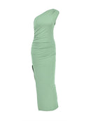Vestido Longo Sexy com Fenda Lateral & Sem Costas - Maxi Dress