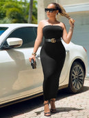Vestido Longo TOB - Tubinho Suplex Tomara que Caia