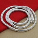 CONJUNTO PULSEIRA E COLAR EM PRATA 925  – COBRA CHAIN