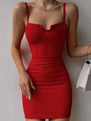 Vestido Slim Decotado - HIZILENT DRESS
