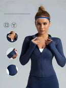 Camiseta Manga Longa  Fitness de Manga Comprida - FlexyJacket