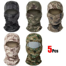 KIT BALACLAVA BTT - 5 PEÇAS - Proteção Total para Esportes e Atividades ao Ar Livre!