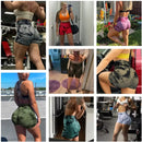 Shorts de Yoga Tie-Dye Feminino – Alta Elasticidade, Push Up - FlexWave