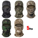 KIT BALACLAVA BTT - 5 PEÇAS - Proteção Total para Esportes e Atividades ao Ar Livre!