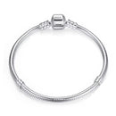 Pulseira em Prata Esterlina 925 Osso de Cobra - URBABY