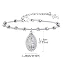 PULSEIRA ROSÁRIO BANHADO A OURO PARA MULHERES E MENINAS -  VNOX
