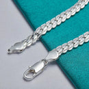 PULSEIRA EM PRATA 925 CORRENTE PLANA - ETERNAL SILVER
