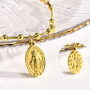 PULSEIRA ROSÁRIO BANHADO A OURO PARA MULHERES E MENINAS -  VNOX