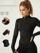 Camiseta Manga Longa  Fitness de Manga Comprida - FlexyJacket
