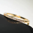 Anel em Prata 925 com Zircônia para Noivado e Casamento - JEMMIN