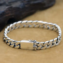 Pulseira Masculina Corrente Banhada a Prata  - MIAMI CUBAN