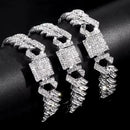 Pulseira Miami Cuban com Rhinestones 14MM - SUBOLLOW