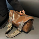 Bolsa Pillow em Couro Vintage - BOSTON CLOUD