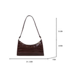 Bolsa Couro Crocodilo Retrô - VINTAGE CROCO