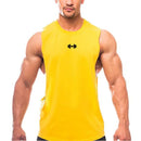 Regata Masculina de Treino em Algodão Respirável com Fendas Laterais -  PowerFlex Tank