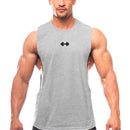 Regata Masculina de Treino em Algodão Respirável com Fendas Laterais -  PowerFlex Tank