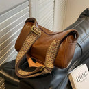 Bolsa Pillow em Couro Vintage - BOSTON CLOUD