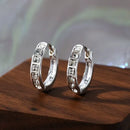 Brincos em Prata 925 com Zircônia e Formato Circular - AURORA