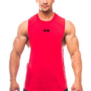 Regata Masculina de Treino em Algodão Respirável com Fendas Laterais -  PowerFlex Tank