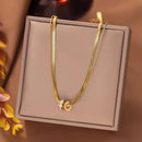 Colar Dupla Camada com Cristais Brilhantes - DUO SHINE