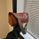 Bolsa Pillow em Couro Vintage - BOSTON CLOUD