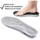 Palmilhas Ortopédicas Esportivas 4D - Conforto que Eleva Seu Desempenho! (PROMOÇÃO RELÂMPAGO: Compre 1 e Leve 4!)