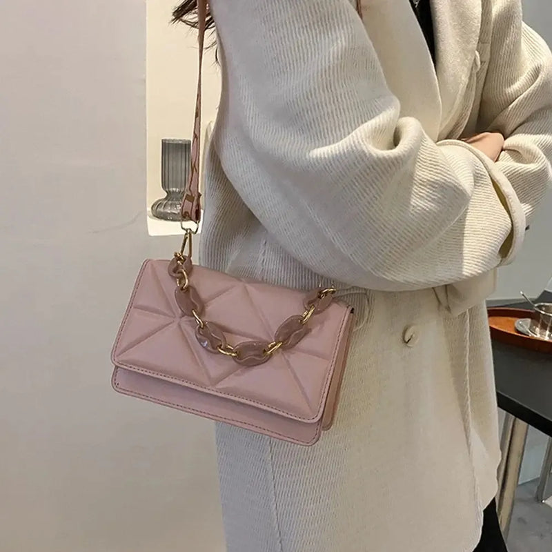 Bolsa Feminina de Ombro – Moda Casual, Grande Capacidade, Couro PU - BellaBag