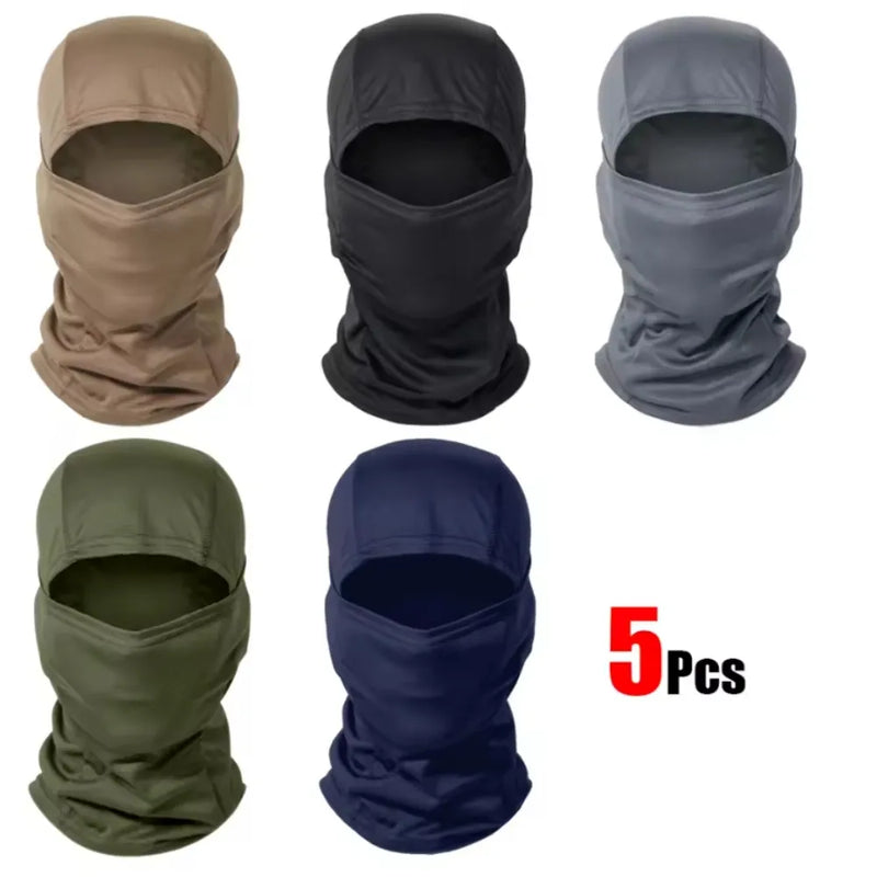 KIT BALACLAVA BTT - 5 PEÇAS - Proteção Total para Esportes e Atividades ao Ar Livre!