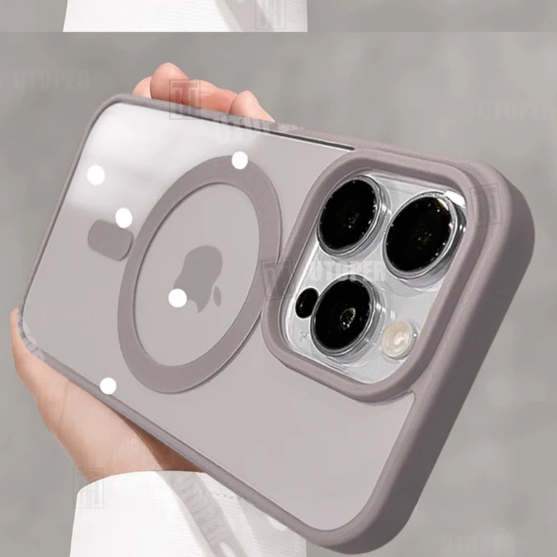 Capa Magnética Premium Anti-Queda para iPhone - Proteção Total + Estilo