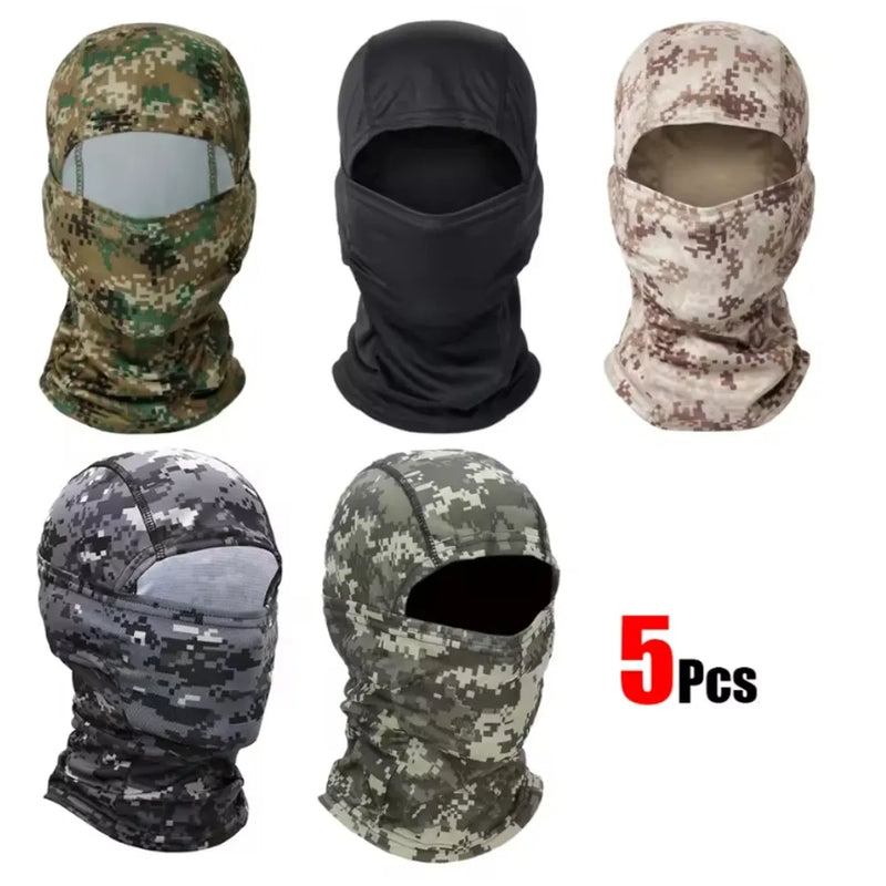 KIT BALACLAVA BTT - 5 PEÇAS - Proteção Total para Esportes e Atividades ao Ar Livre!