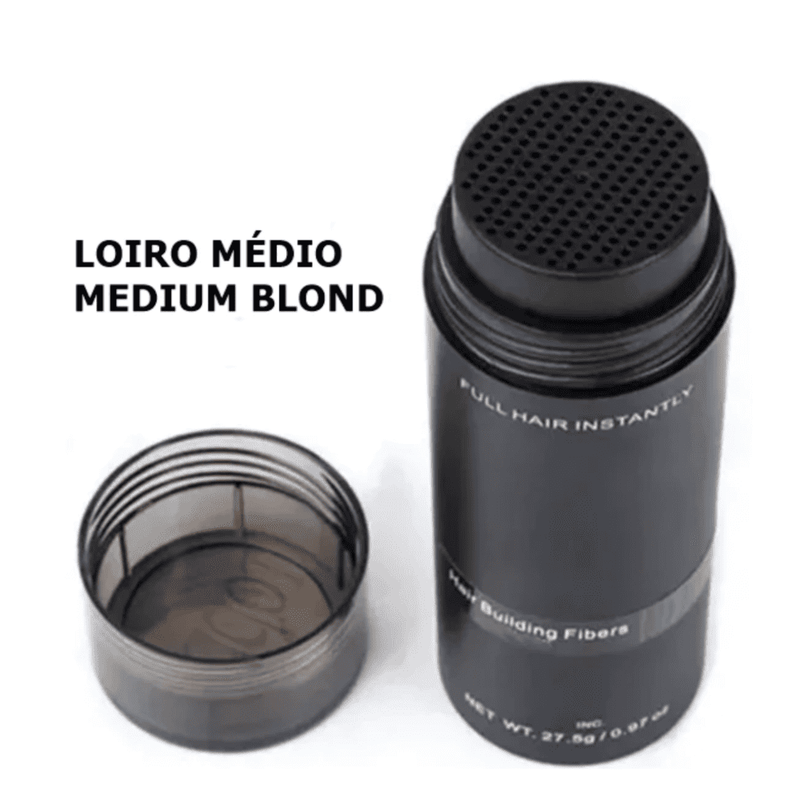 Fibra Capilar Invisível para Falhas e Calvície - Mister Hair Fiber™