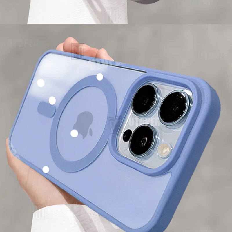 Capa Magnética Premium Anti-Queda para iPhone - Proteção Total + Estilo