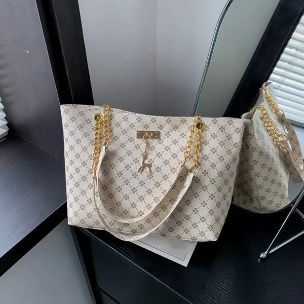 Bolsa Feminina SoftLux™ – Couro Macio, Grande Capacidade, Estilo Versátil
