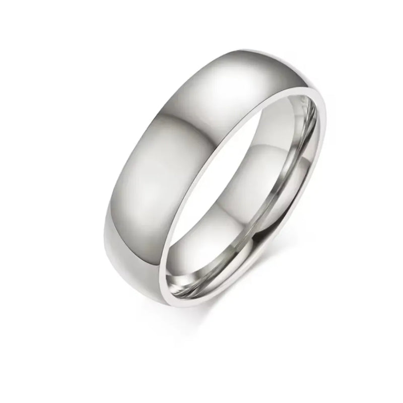 Aliança em Aço Inoxidável Banhada a Ouro 18K - LETDIFFERY