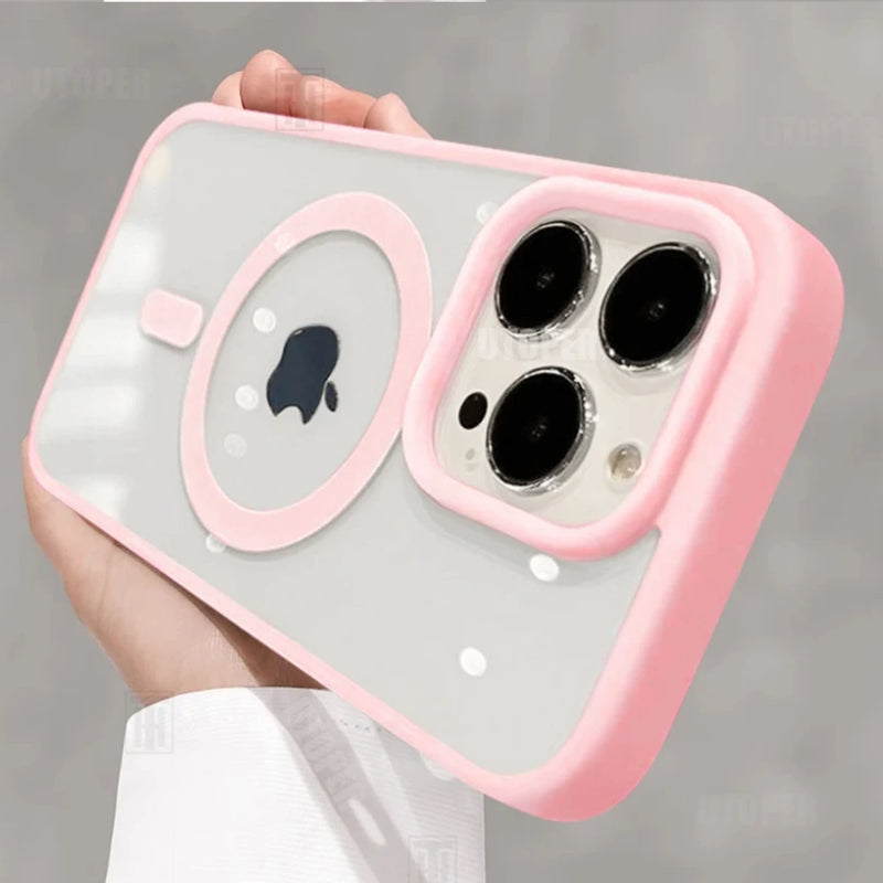 Capa Magnética Premium Anti-Queda para iPhone - Proteção Total + Estilo