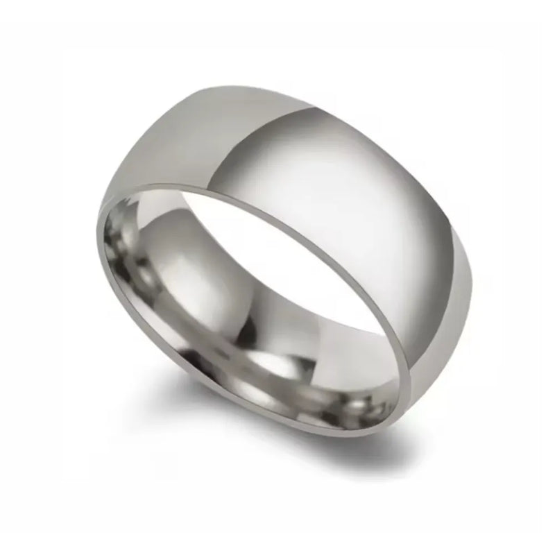 Aliança em Aço Inoxidável Banhada a Ouro 18K - LETDIFFERY