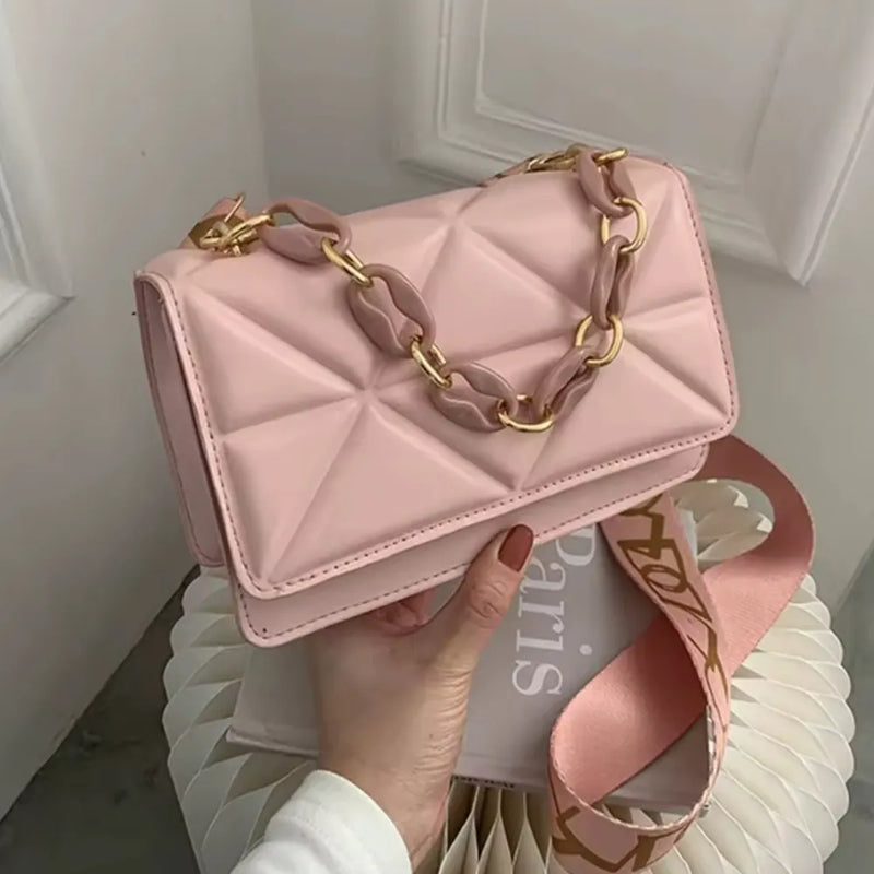 Bolsa Feminina de Ombro – Moda Casual, Grande Capacidade, Couro PU - BellaBag