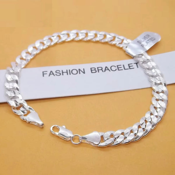 PULSEIRA EM PRATA 925 CORRENTE PLANA - ETERNAL SILVER